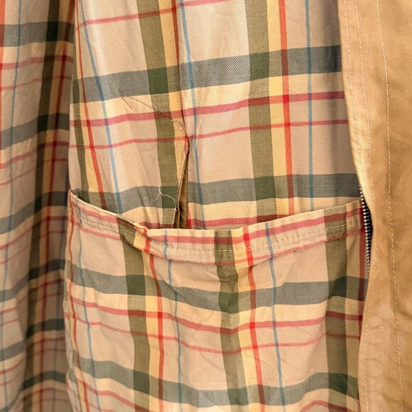 Vintage Baracuta Tan Car Coat – Made in Italy – Tartan Lined - Picture 10 of 12